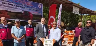 Çemişgezek'te Çiftçilere Mercimek Tohumu Dağıtımı Yapıldı
