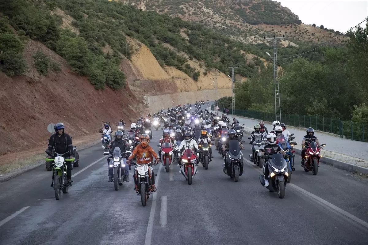 Tunceli'de MamekiFest Kapsamında Motosiklet Turu Düzenlendi