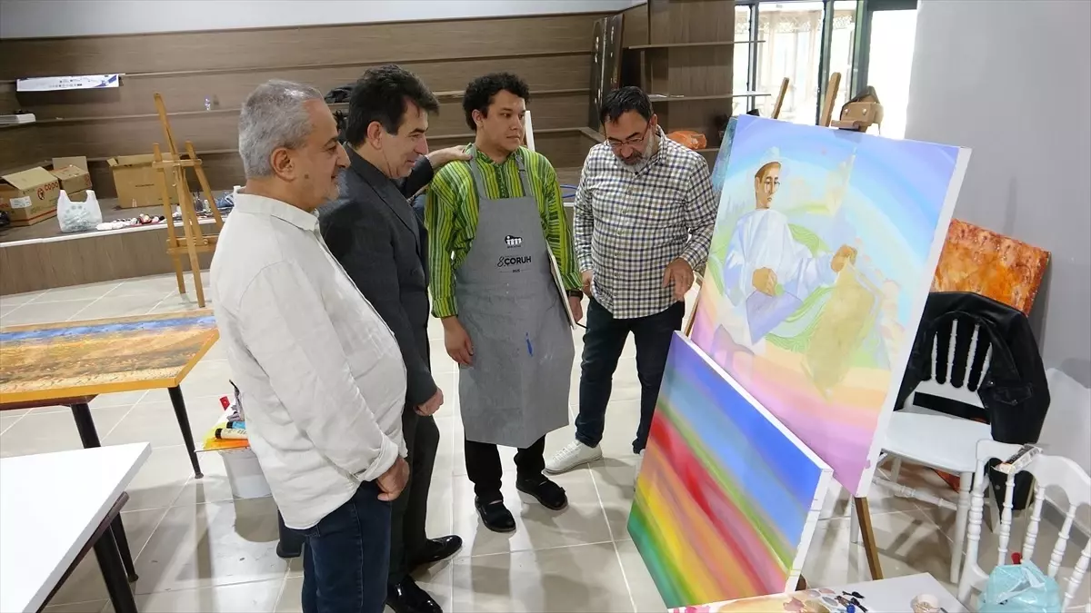 İspir'de 8. Çoruh Plastik Sanatlar Çalıştayı Düzenlendi