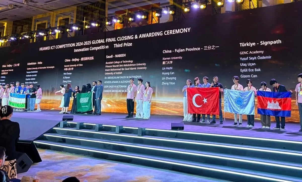 Signpath Takımı, Huawei ICT Competition'da Dünya Üçüncüsü Oldu
