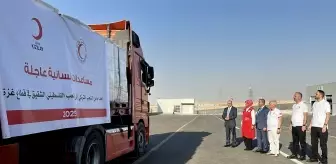 Türk Kızılay, Ürdün'den Gazze'ye Yardım Gönderdi