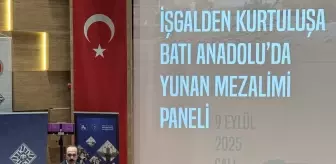 Türk Tarih Kurumu Başkanı Özgen, İzmir'deki panelde 'Yunan mezalimini' anlattı Açıklaması