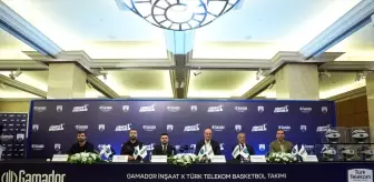 Türk Telekom Basketbol Takımı ve Gamador İnşaat'tan Sponsorluk Anlaşması