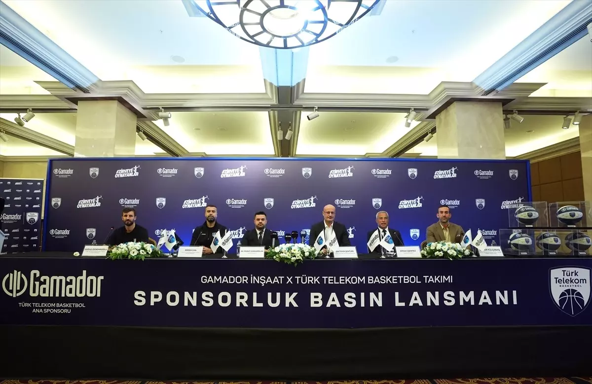 Türk Telekom Basketbol Takımı ve Gamador İnşaat'tan Sponsorluk Anlaşması