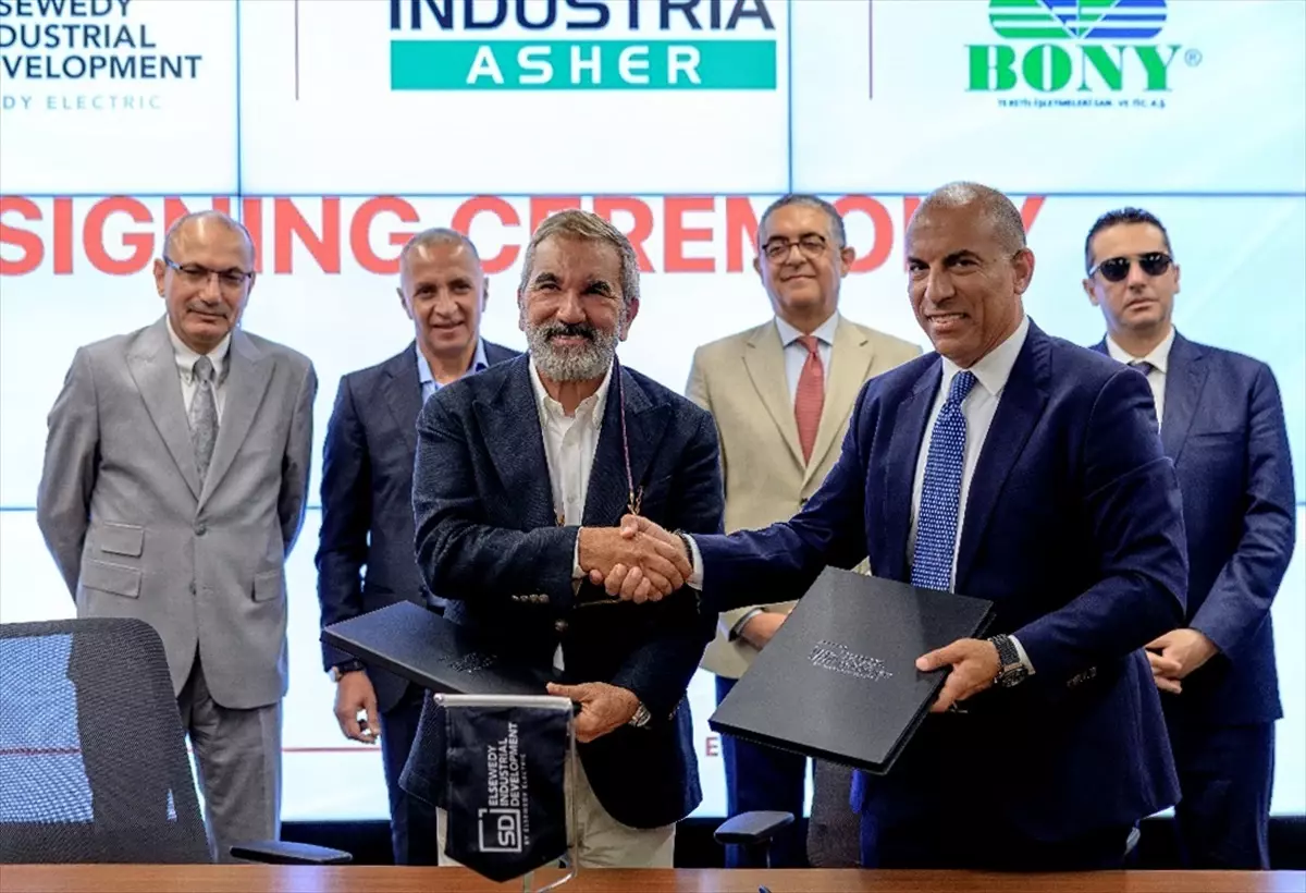 Türk Bony Socks ile Mısırlı El Sewedy 100 Milyon Dolarlık Yatırım Anlaşması İmzaladı