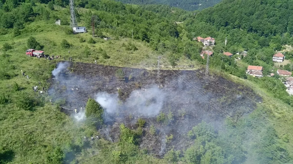 Sinop'un Türkeli İlçesinde Yangın Kontrol Altına Alındı