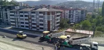 Türkeli'de Sahil Yolunda Sıcak Asfalt Çalışmaları Başladı