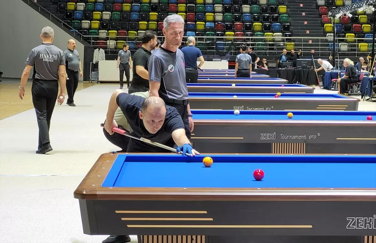 Türkiye 3 Bant Bilardo Şampiyonası'nın İkinci Etabı Samsun'da Başladı