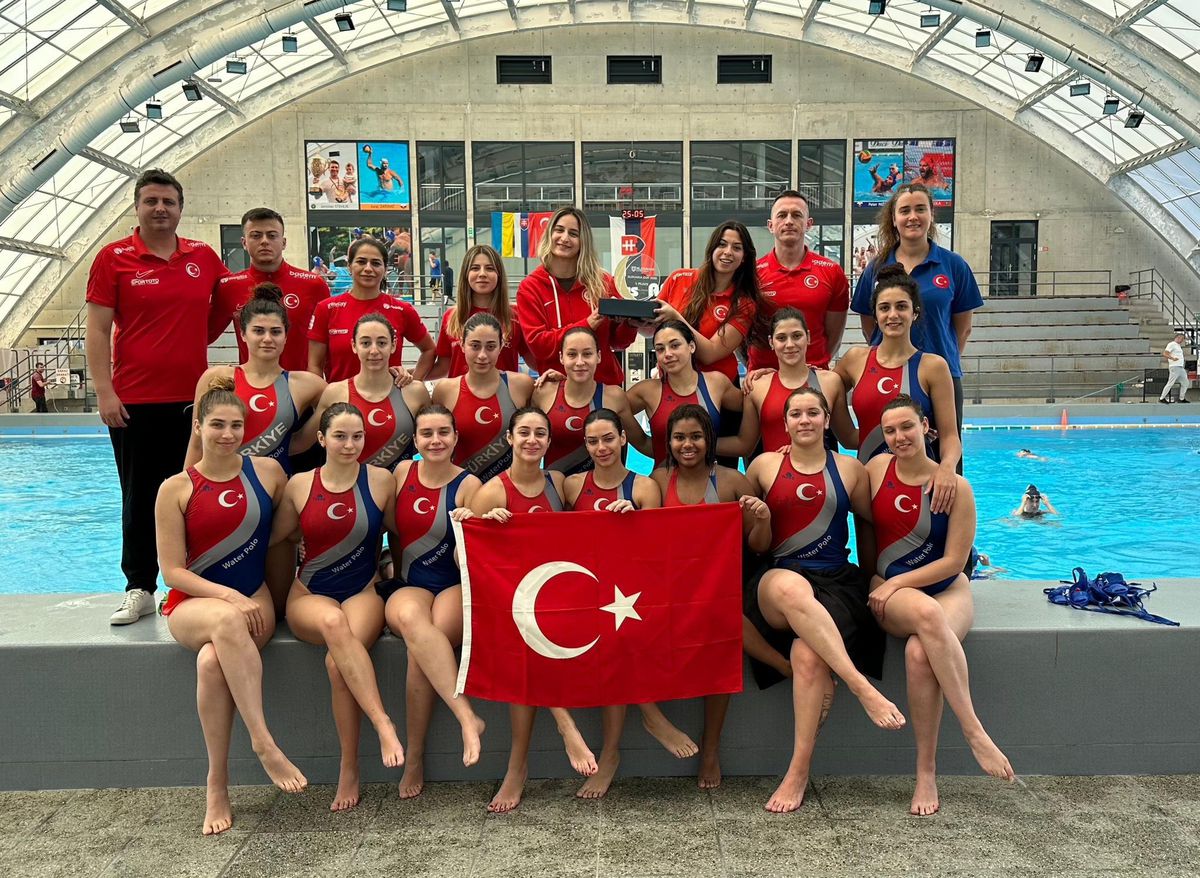 A Milli Kadın Sutopu Takımı, Slovak International Cup'ta Şampiyon