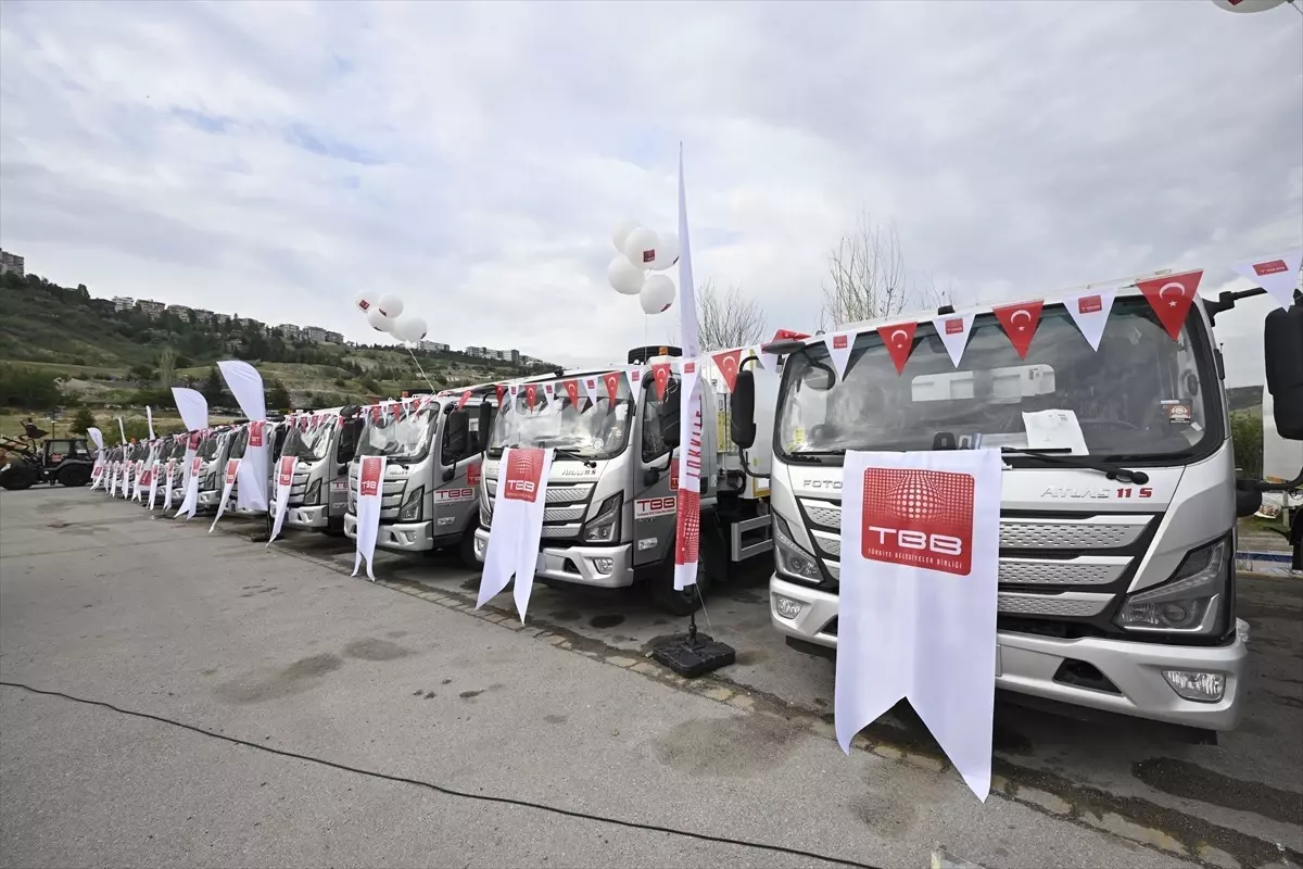 TBB, 57 Belediyeye 59 Yeni Araç Desteği Sağladı