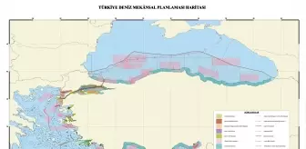 Türkiye Deniz Mekansal Planlaması Haritası Uluslararası Düzeyde Tescil Edildi