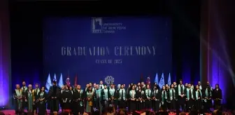 Tiran'da Türkiye Maarif Vakfı'na Ait New York Üniversitesi Mezuniyet Töreni Düzenlendi