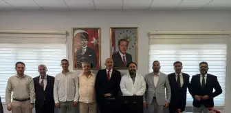 Türkiye Muhtarlar Konfederasyonu Başkanı Delibalta'dan Defne Devlet Hastanesine ziyaret