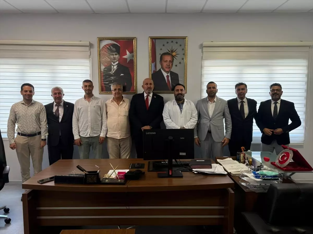 Türkiye Muhtarlar Konfederasyonu Başkanı Delibalta'dan Defne Devlet Hastanesine ziyaret