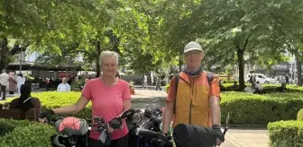 Alman Çift Türkiye'de 1400 Kilometre Bisikletle Seyahat Etti