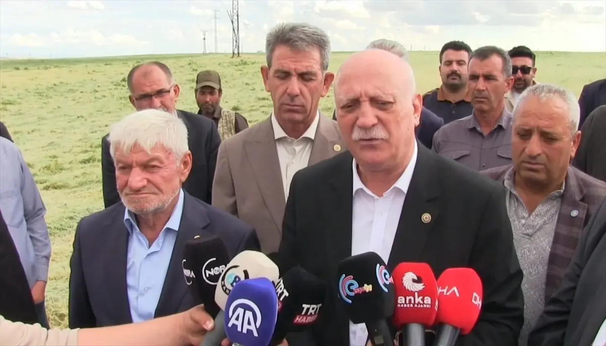 Zirai Dondan Etkilenen Aksaray'daki Tarım Alanları İncelendi