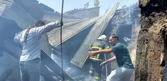 Sivas'ta Kilerde Yangın Çıktı
