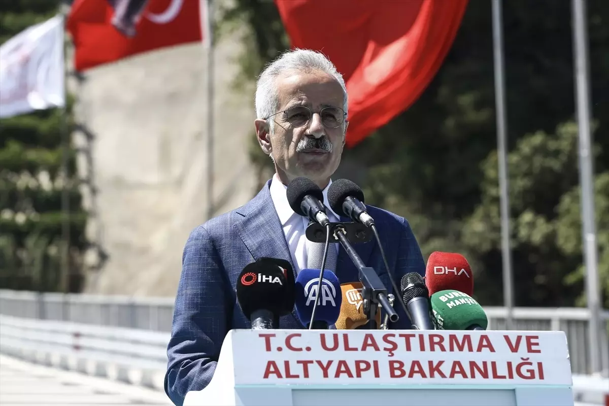Ulaştırma ve Altyapı Bakanı Uraloğlu, Bursa'da Doğancı Tüneli'nin açılış töreninde konuştu Açıklaması