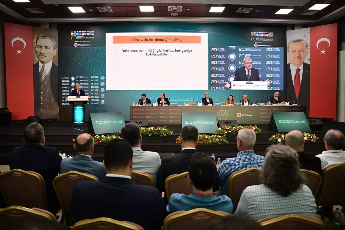 Uluslararası 20. Adli Tıp Günleri Türkiye'de Gerçekleşti