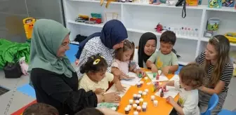 Ümraniye'de 'Aile Yılı' Kapsamında Anne Çocuk Atölyeleri Düzenlendi