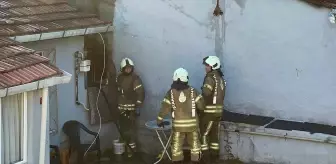 Ümraniye'de Çocuk Oynarken Yangın Çıkardı