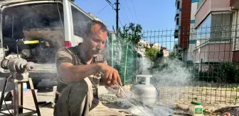 Edirne'den Dolaşarak Kalaycılığı Yaşatıyorlar