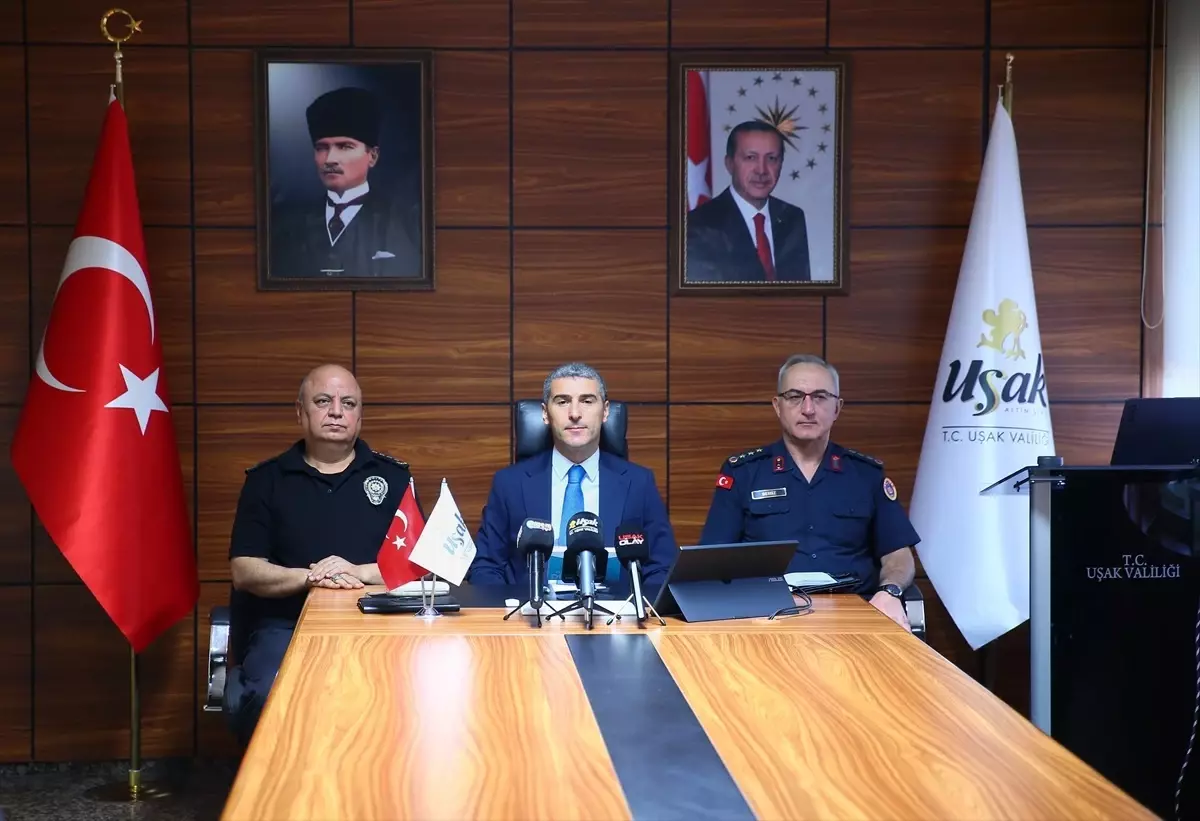 Uşak'ta Orman Yangınları ve Güvenlik Önlemleri Değerlendirildi