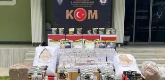 Uşak'ta Kaçak Sigara Kağıdı ve Tütün Ele Geçirildi