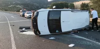 Uşak'ta Trafik Kazası: 1 Ölü, 4 Yaralı
