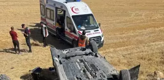 Uşak'ta Otomobil Devrildi: 2 Yaralı