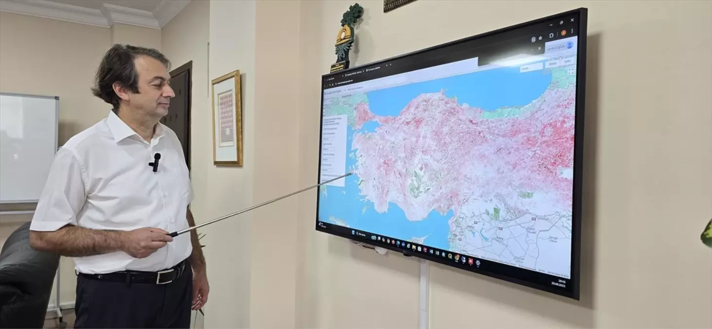 Türkiye'nin Kuraklık Haritası Uydu Verileriyle Çıkarıldı