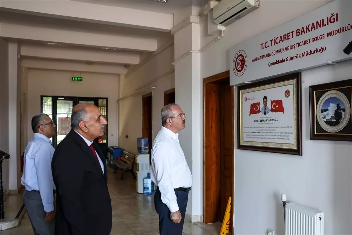 Çanakkale Valisi Ömer Toraman, Kamu Kurumlarını Ziyaret Etti