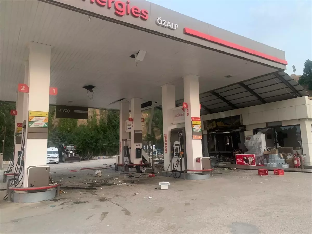 Van'da Akaryakıt İstasyonunda Patlama: 1 Yaralı