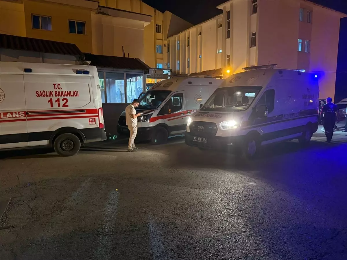 Başkale'de Araç Şarampole Yuvarlandı: 6 Yaralı