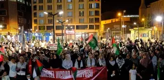 Van'da Filistin'e Destek Yürüyüşü