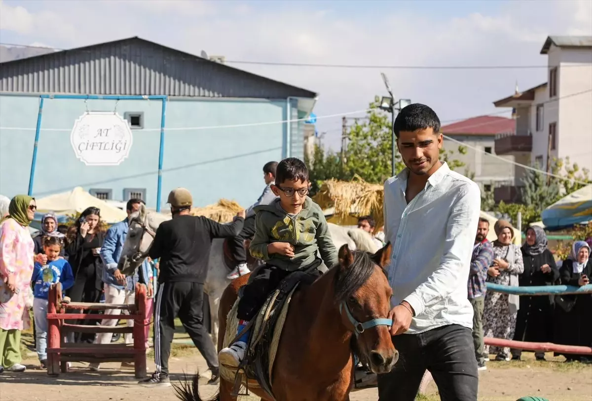 Van'da Özel Gereksinimli Çocuklar İçin Ata Bindi Etkinliği Düzenlendi