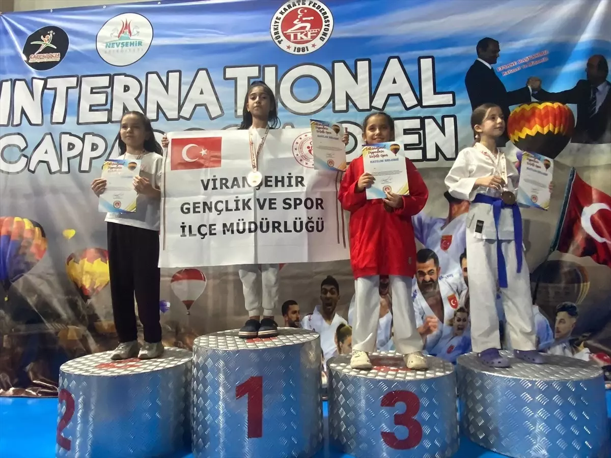 Viranşehir Karate Takımı, Cappadocia Open'da 10 Madalya Kazandı