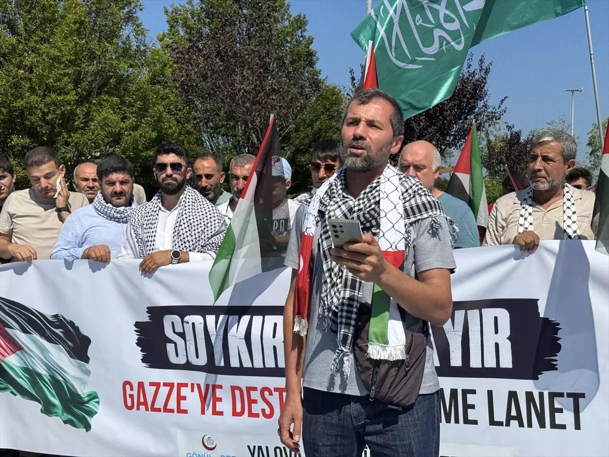 Yalova'dan Gazze'ye Destek Yürüyüşü