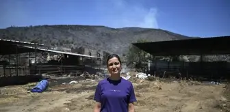 Orman Yangınında Evi Yanmasına Rağmen İneklerini Kurtardı