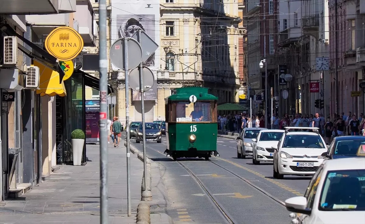 Saraybosna'nın İlk Elektrikli Tramvayı Yeniden Faaliyette