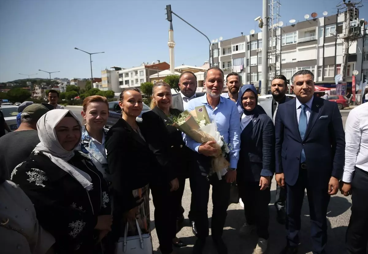 Fatih Erbakan, Küçükkuyu'da Yeniden Refah Partisi Belde Başkanlığını Açtı