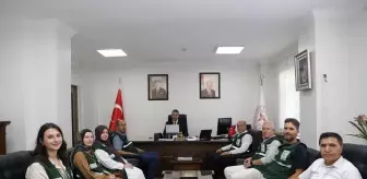 Yeşilay Edirne Şubesi Halk Sağlığı Haftası Dolayısıyla İl Sağlık Müdürlüğünü Ziyaret Etti