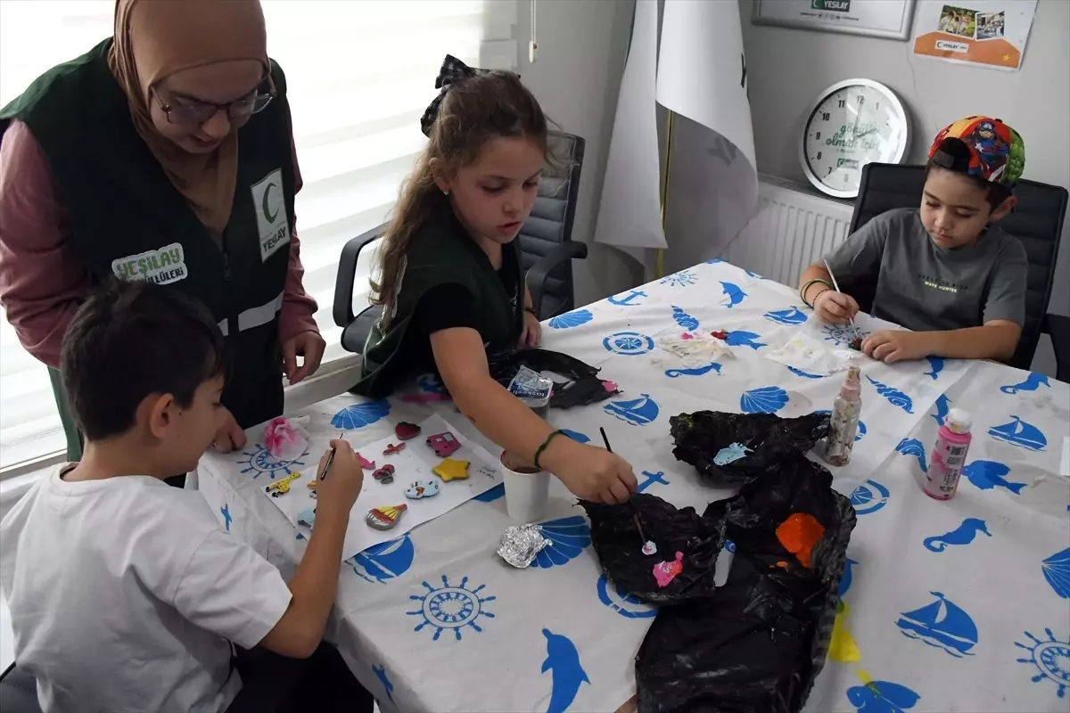 Düzce'de Yeşilay Yaz Okulu Projesi ile Çocuklar Eğlenceli Zaman Geçirdi