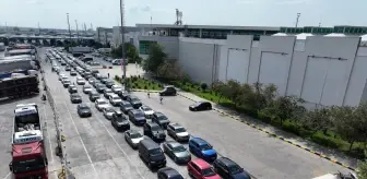 Gurbetçiler Türkiye'ye Veda Ederken Hüzünlü Anlar Yaşıyor