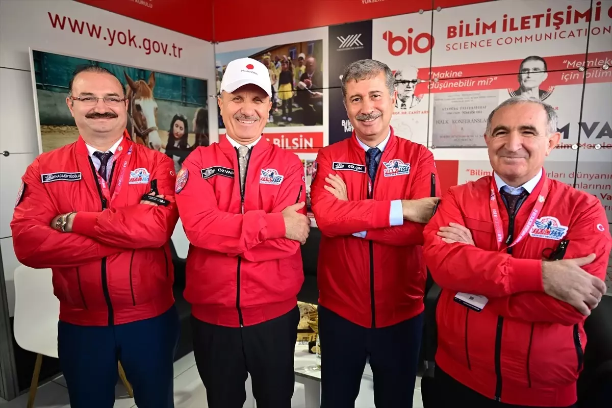 YÖK Başkanı Prof. Dr. Özvar, TEKNOFEST'i ziyaretinde konuştu Açıklaması