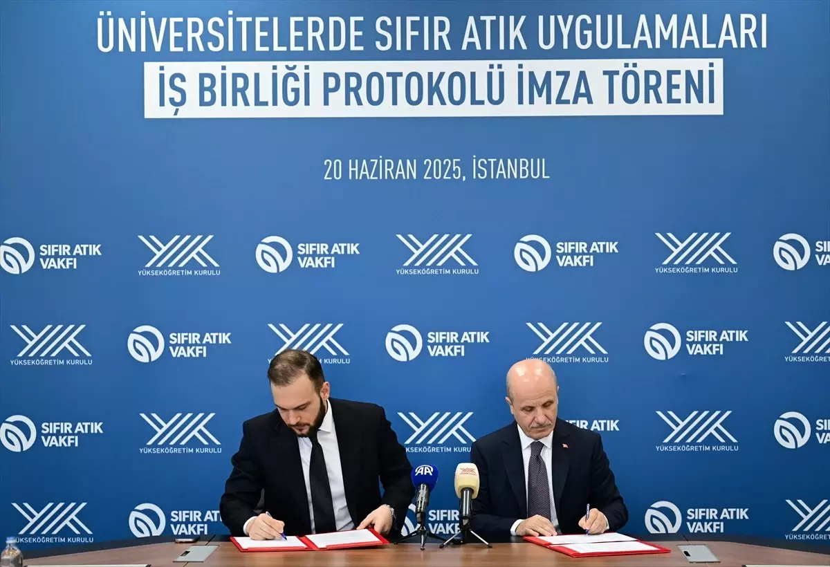 YÖK ile Sıfır Atık Vakfı arasında işbirliği protokolü imzalandı