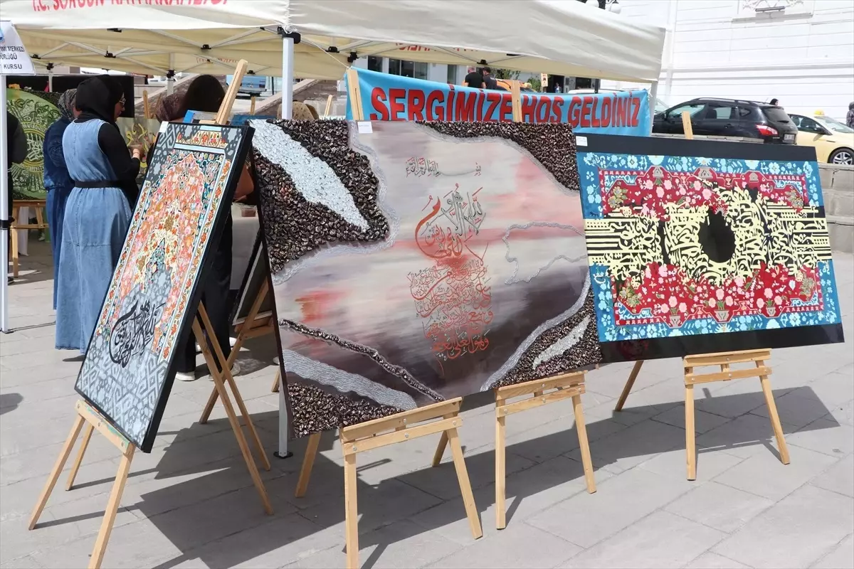 Yozgat'ta Hayat Boyu Öğrenme Haftası Etkinlikleri Kapsamında Sergi Açıldı