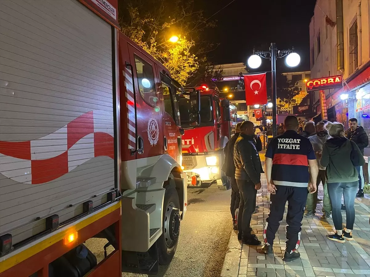 Yozgat'ta Kafede Yangın: Yaralı Yok