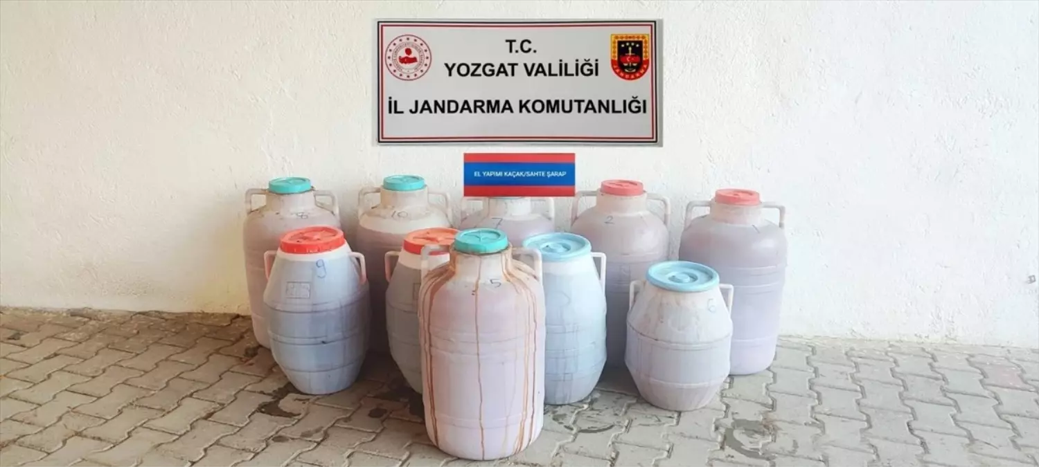 Yozgat'ta Sahte Alkol Operasyonu: Bir Kişi Gözaltında