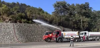 Zonguldak'ta Çıkan örtü Yangını Kontrol Altına Alındı